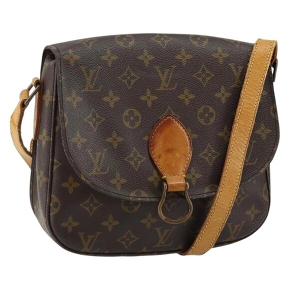LOUIS VUITTON Monogram Saint Cloud GM Shoulder Bag M51242 LV Auth 144775 - Picture 1 of 16